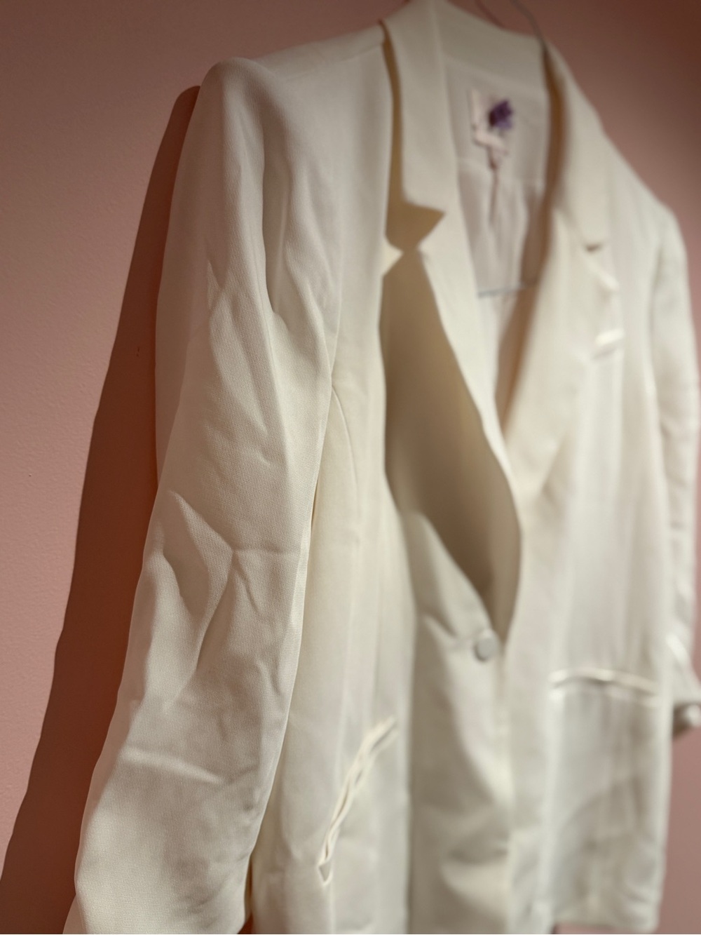 cinq a sept White Single-Button Blazer - Picture 5 of 6